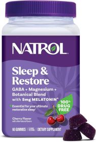 NATROL: Sleep and Restore Gummy Cherry, 60 pc