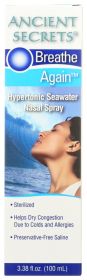 ANCIENT SECRETS: Nasal Spray Breathe Again, 3.38 oz