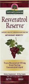 NATURES ANSWER: Liquid Resveratrol Reserve, 5 oz