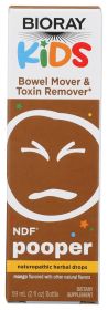 BIORAY KIDS: NDF Pooper Liquid Herbal Drops, 2 oz