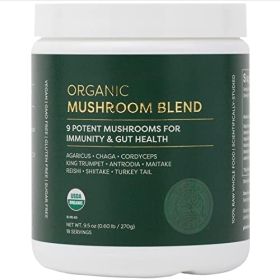 GLOBAL HEALING: Mushroom Blend Powder, 9.5 oz