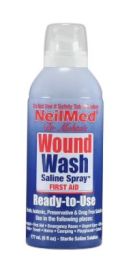 NeilMed Neilcleanse Wound Wash, Sterile Saline, 6 oz, 1 Piece