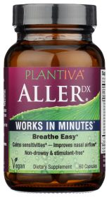 PLANTIVA: AllerDx 60 Capsule Bottle Vegan, 60 cp