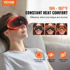 VEVOR Heated Eye Massager Eye Care Device 5 Modes Bluetooth Music 180Â° Foldable