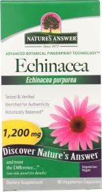 NATURES ANSWER: Echinacea Herb 90 VCaps, 90 vc