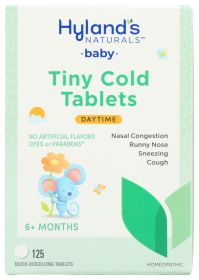 HYLAND: Baby Tiny Cold Tablets Daytime, 125 tb