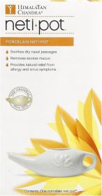 HIMALAYAN CHANDRA: Ceramic Neti Pot, 6 oz