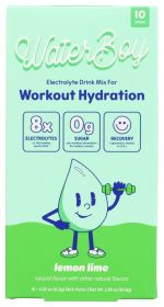 WATERBOY: Lemon Lime Workout Hydration 10Pkt, 2.18 oz
