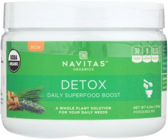 NAVITAS: Detox Daily Superfood Boost, 4.2 oz