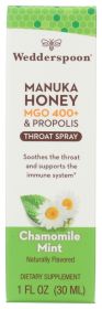 WEDDERSPOON: Propolis and Manuka Honey Throat Spray Chamomile and Mint, 1 fo