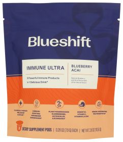 BLUESHIFT NUTRITION: Immune Ultra Blueberry Acai 14Ct, 3.9 oz